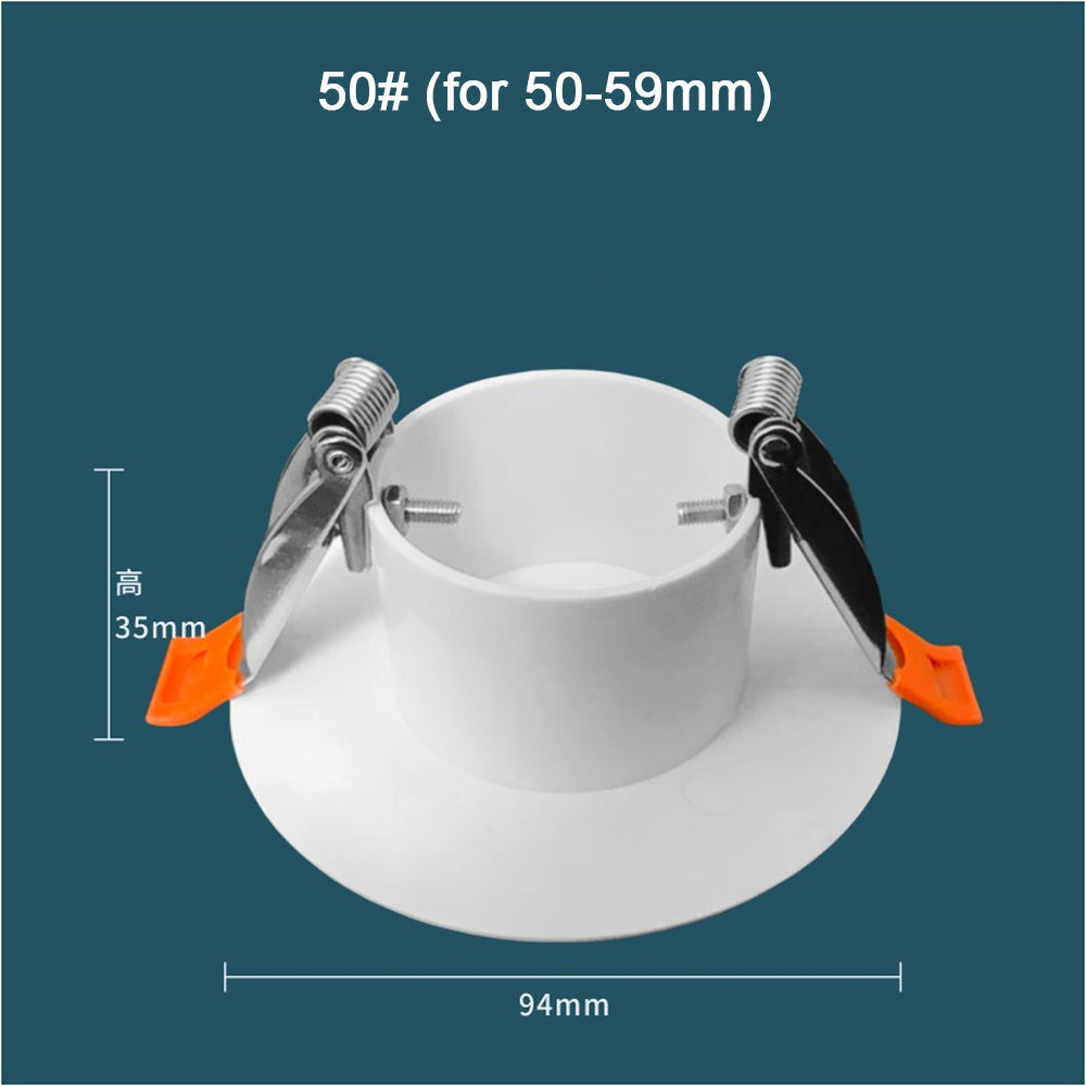 Spring-Loaded Ceiling Hole Cover Plate