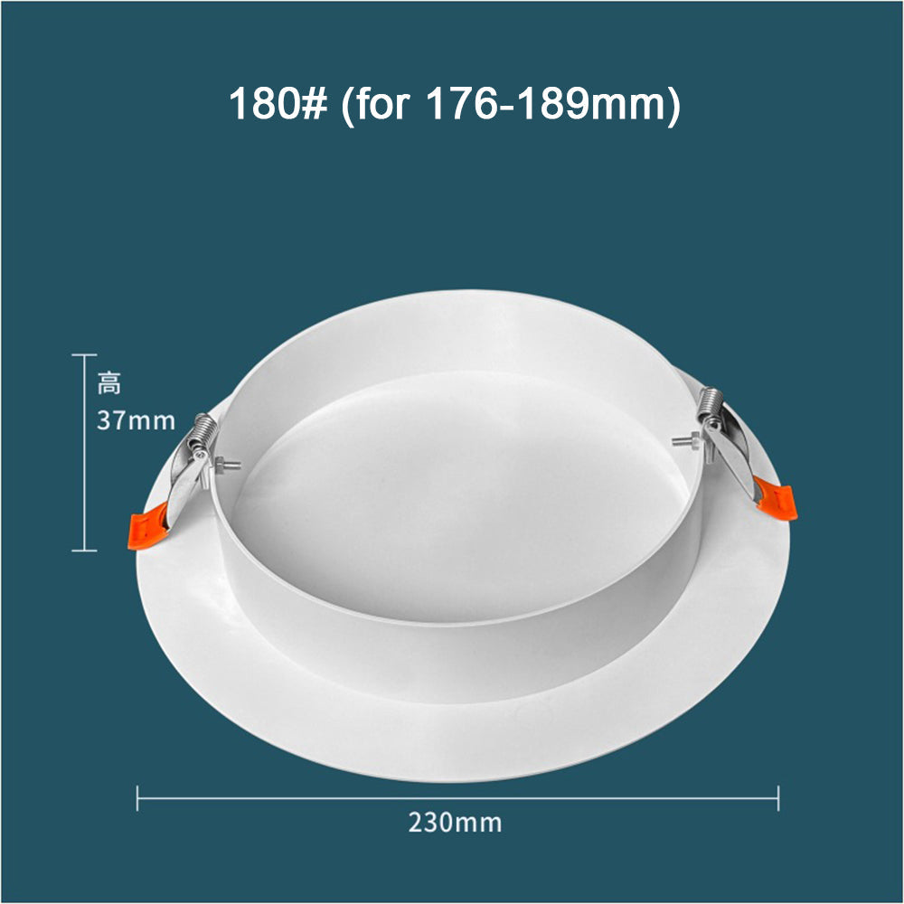 Spring-Loaded Ceiling Hole Cover Plate