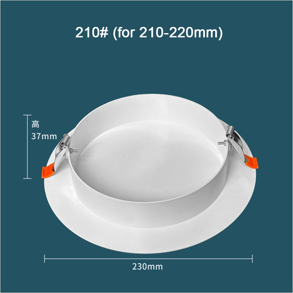 Spring-Loaded Ceiling Hole Cover Plate