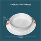Spring-Loaded Ceiling Hole Cover Plate