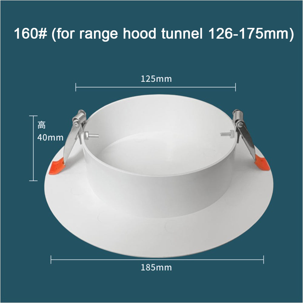 Spring-Loaded Ceiling Hole Cover Plate