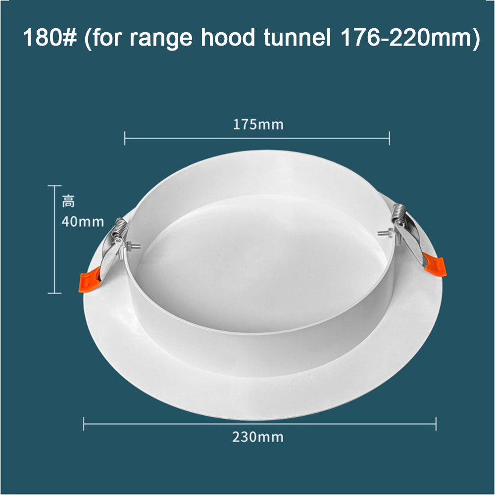 Spring-Loaded Ceiling Hole Cover Plate