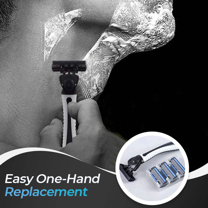 6-Blade Razor with Easy Snap-In Head