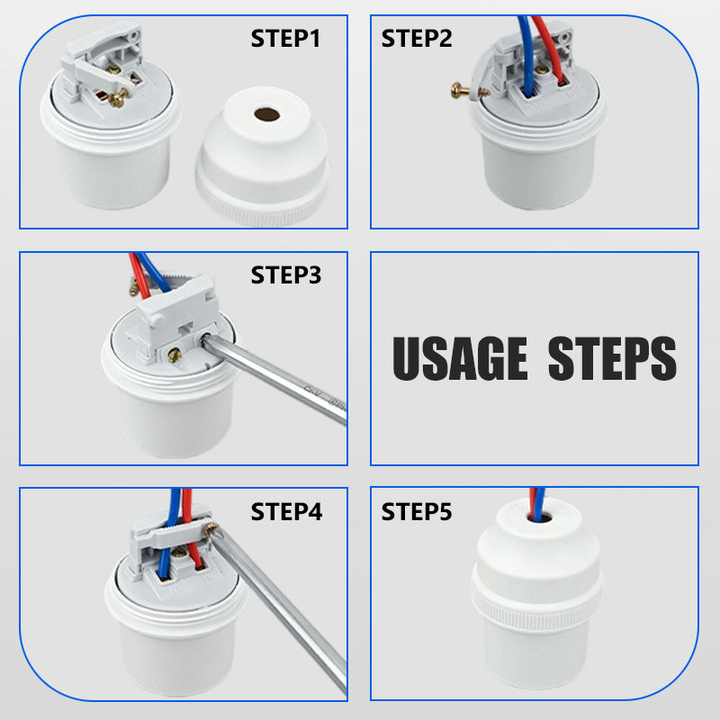 E27 High-Power Lamp Socket