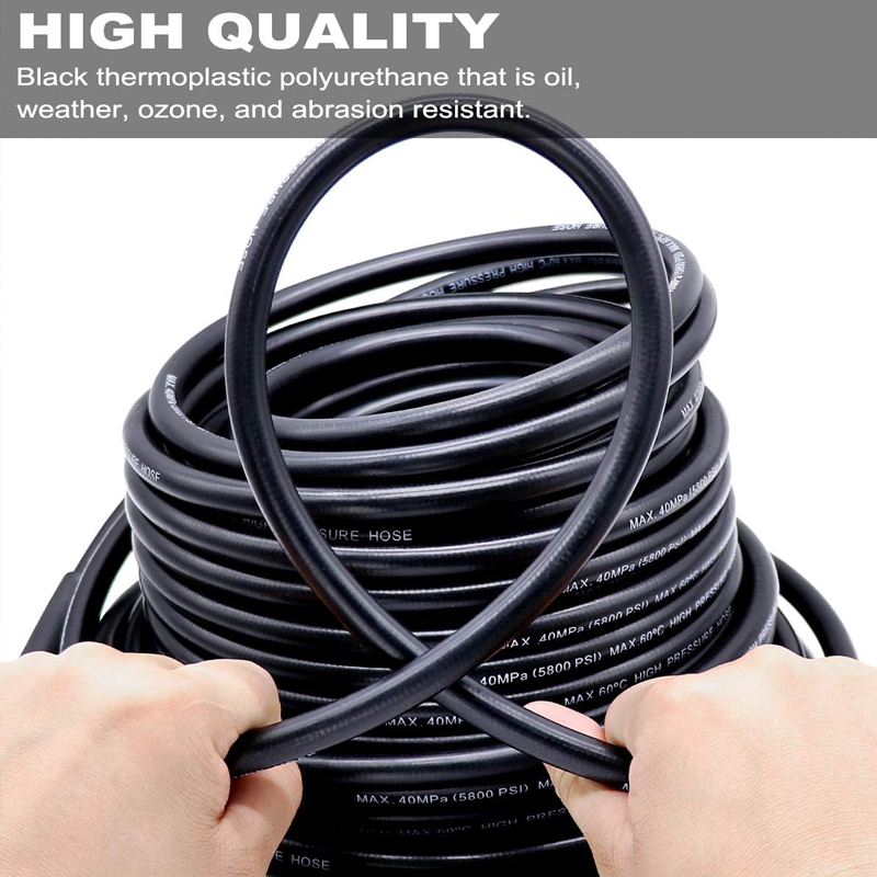 🚿 5800PSI Sewer Jetter Kit - High-Pressure Nozzle & Hose for Clogged Drains/Pipes, Compatible with Most Pressure Washers 🔧📦