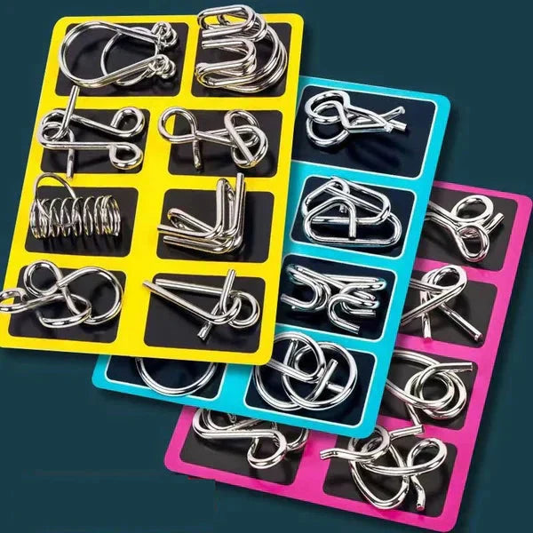 ✨50% OFF - While Supplies Last✅Metal Puzzle Ring Set (8-Piece)