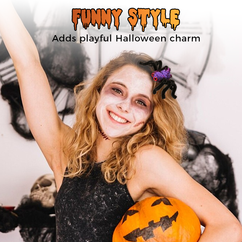 Halloween Funny Spider Hair Barrette