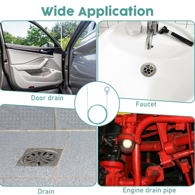 Auto Sunroof Drain Cleaning Tool – Flexible Pipe Brush