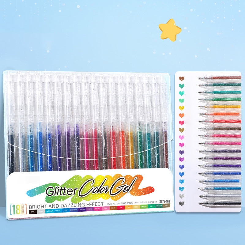 🎄🎁 Special Christmas Sale! 🎁Glitter Gel Pen Set – Smooth Writing 🎨