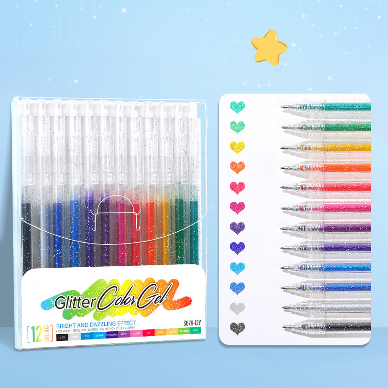 🎄🎁 Special Christmas Sale! 🎁Glitter Gel Pen Set – Smooth Writing 🎨