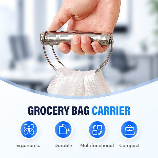 Ergonomic Grocery Bag Carrier for Shopping & Travel