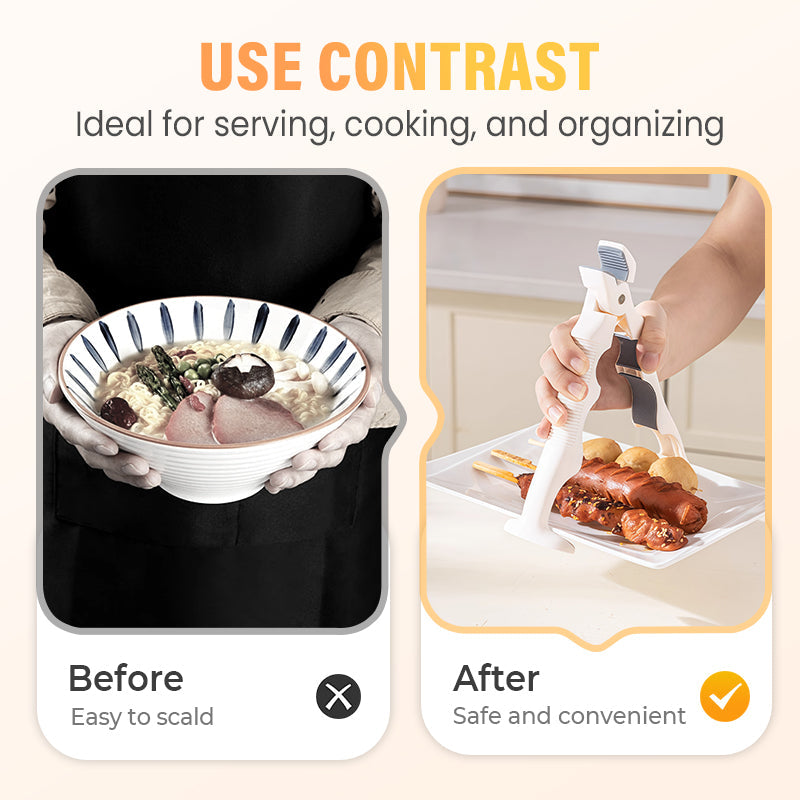 3-in-1 Silicone Bowl and Plate Clamp