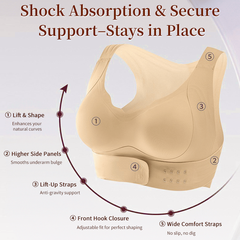 🌸2026 New Arrival Front Buckle Bra – Lifting Correction + Easy On/Off, Comfortable for Daily/Workout