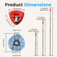 Triangular Microfiber Mop Head Replacement