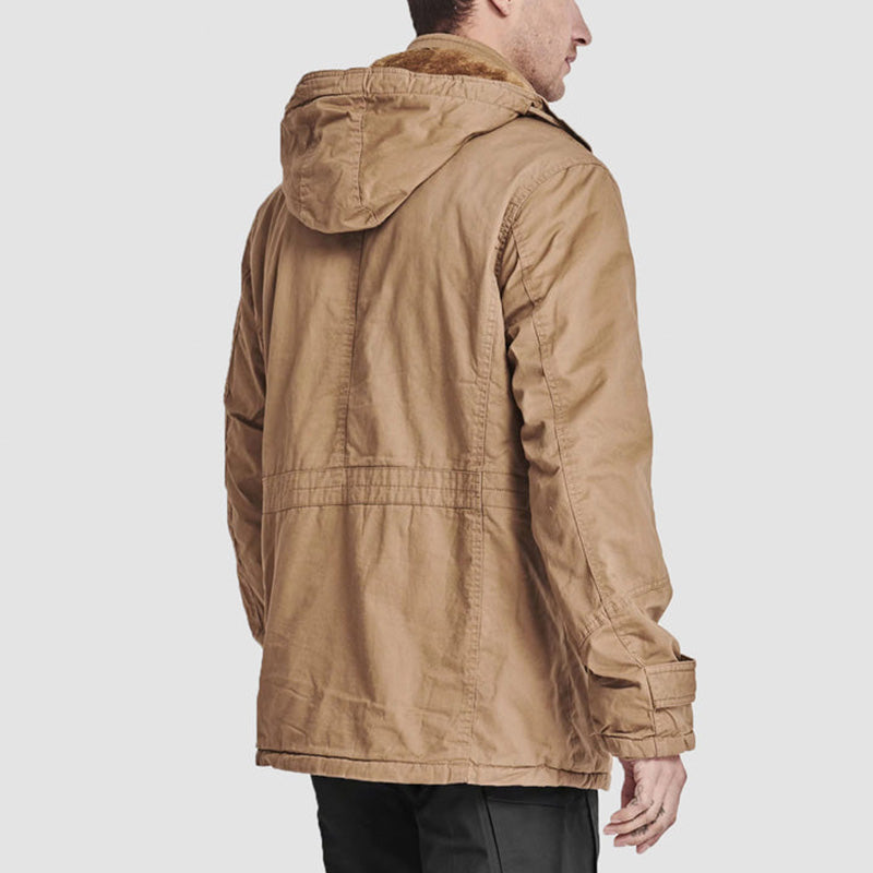 ⏰Limited Time Sale 50% OFF🔥Men's Winter Drawstring Cotton Military Driver Jacket - Comfort and Style Combined