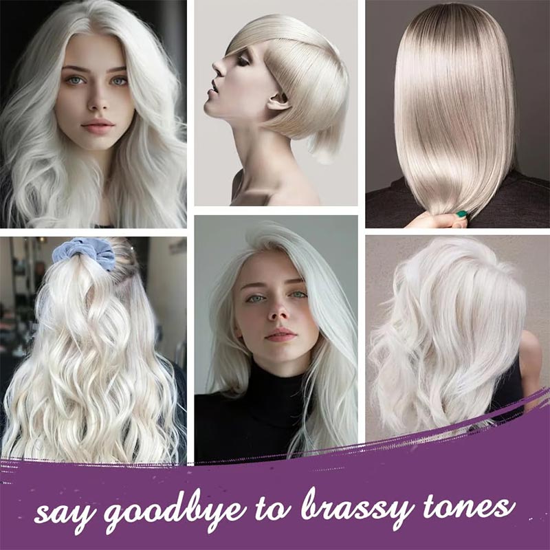 Purple Keratin Hair Mask - Intense Repair for Curly or Color-Treated Hair, Restores Shine & Softness in 3 Mins🌿🧴