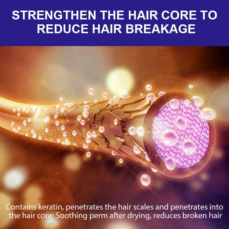 Purple Keratin Hair Mask - Intense Repair for Curly or Color-Treated Hair, Restores Shine & Softness in 3 Mins🌿🧴