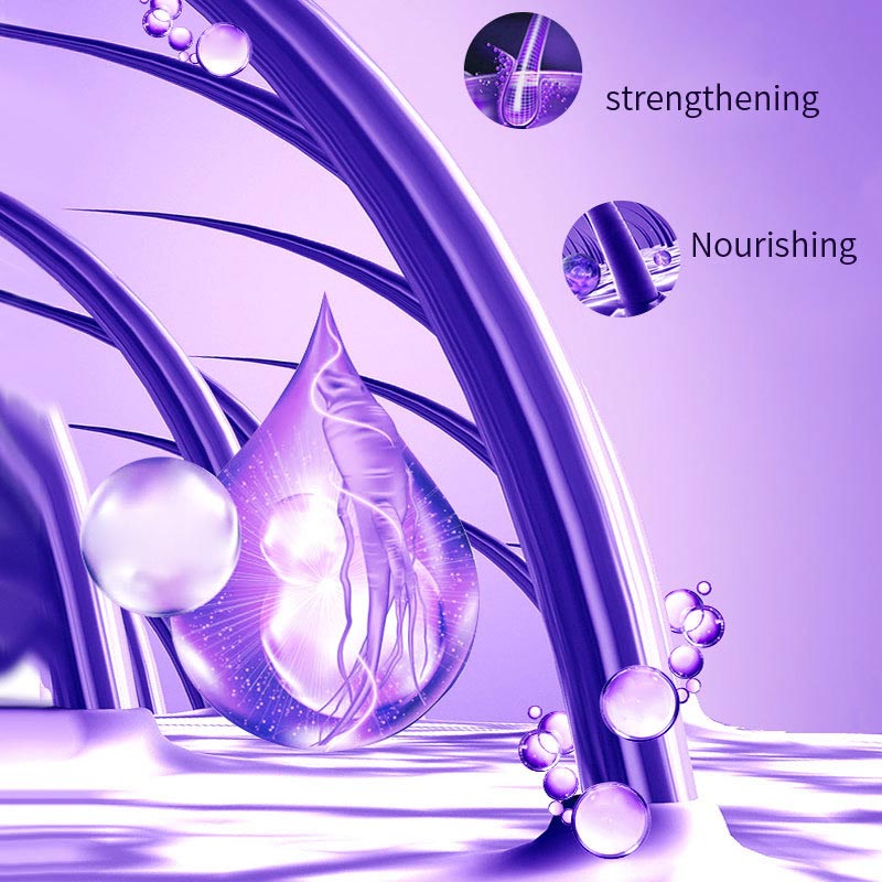 Purple Keratin Hair Mask - Intense Repair for Curly or Color-Treated Hair, Restores Shine & Softness in 3 Mins🌿🧴