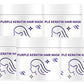 Purple Keratin Hair Mask - Intense Repair for Curly or Color-Treated Hair, Restores Shine & Softness in 3 Mins🌿🧴