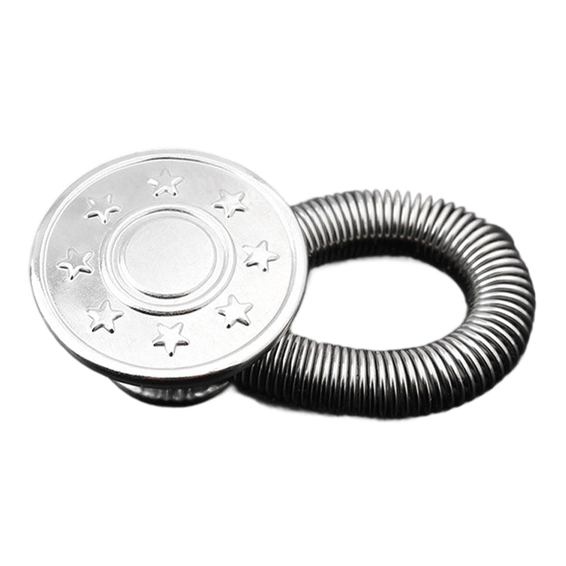 👖👖Spring-Loaded Metal Waist Extender Button for Jeans