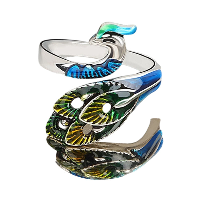 💥BUY 1 GET 1 FREE-Charming Adjustable Vintage Peacock Ring