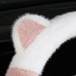 Universal Non-slip Soft Cute Cat Ears Plush Steering Wheel Cover