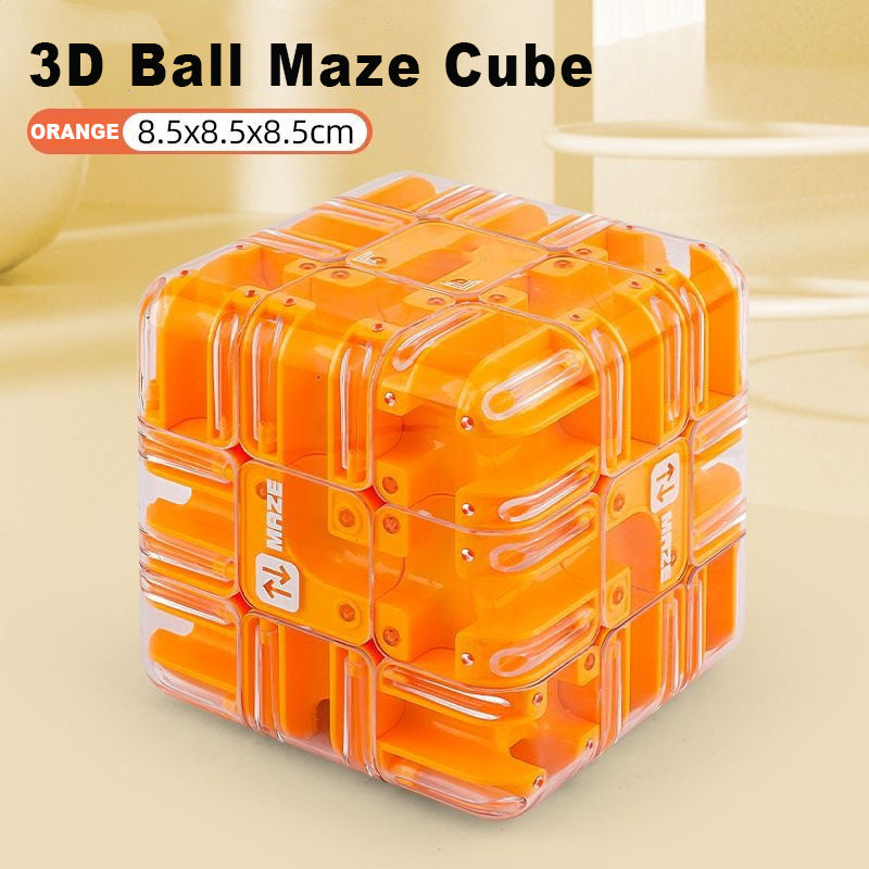 Fun 3D Maze Rolling Cube Puzzle