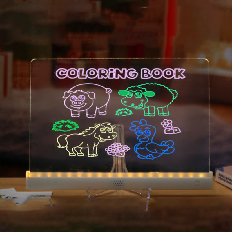 Children's Light-Up Drawing Board DIY Set