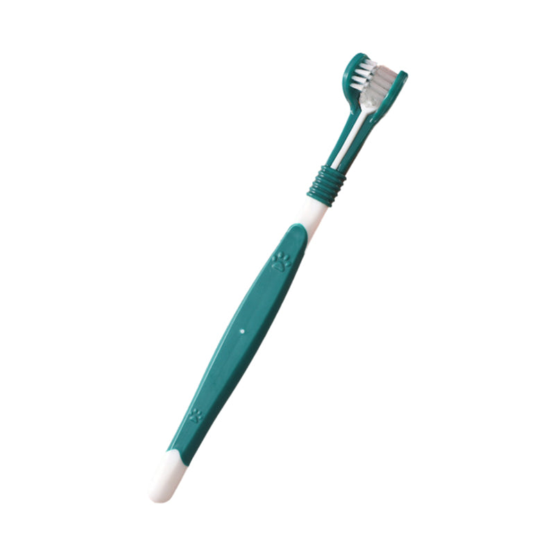 3-Sided Pet Soft Bristle Toothbrush (Buy 1 get 1 free)