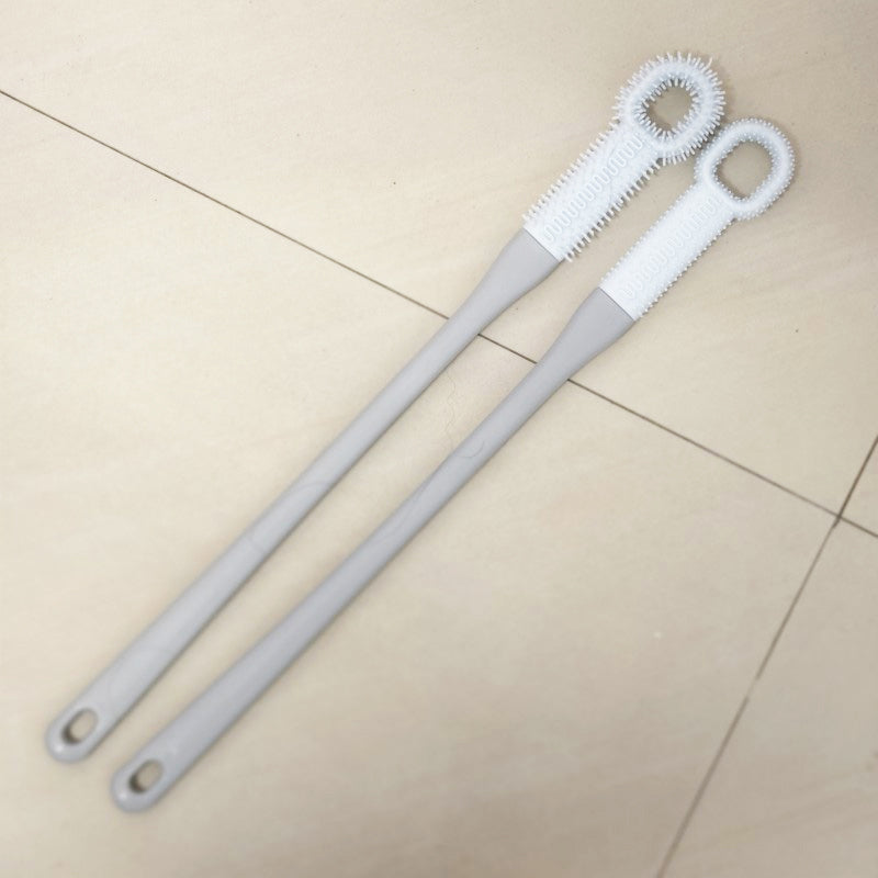 🦶 BUY 1 GET 1 FREE! ✨ Long-Handle Foot Scrubbing Brush - Reaches Toes & Heels Easily, Exfoliates Dead Skin & Improves Circulation 🧼📦