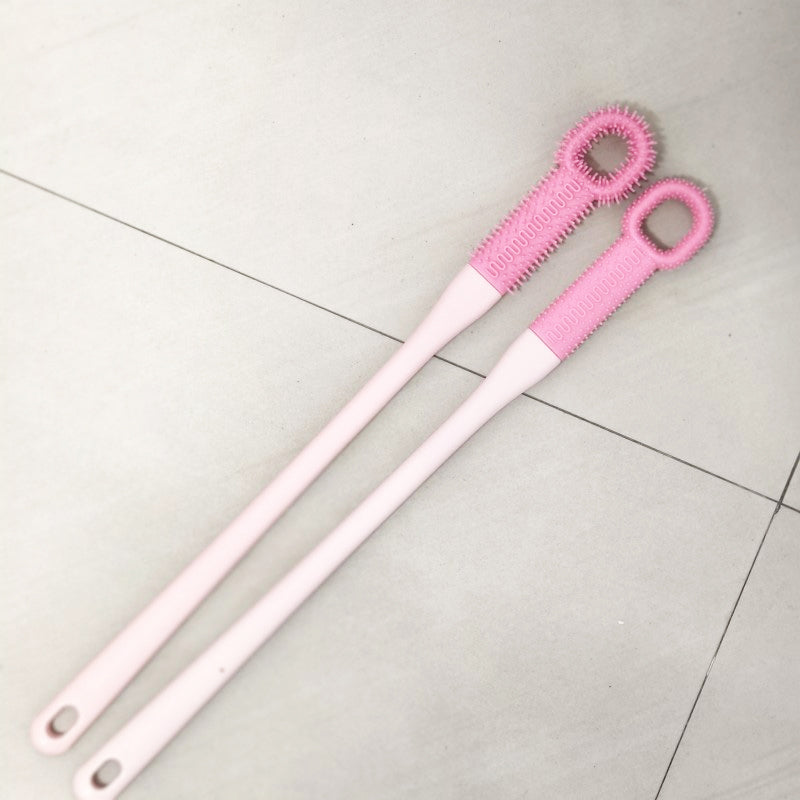 🦶 BUY 1 GET 1 FREE! ✨ Long-Handle Foot Scrubbing Brush - Reaches Toes & Heels Easily, Exfoliates Dead Skin & Improves Circulation 🧼📦