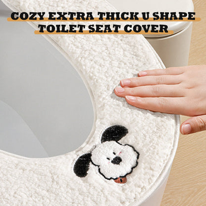 Cozy Extra Thick U-Shape Toilet Seat Cover