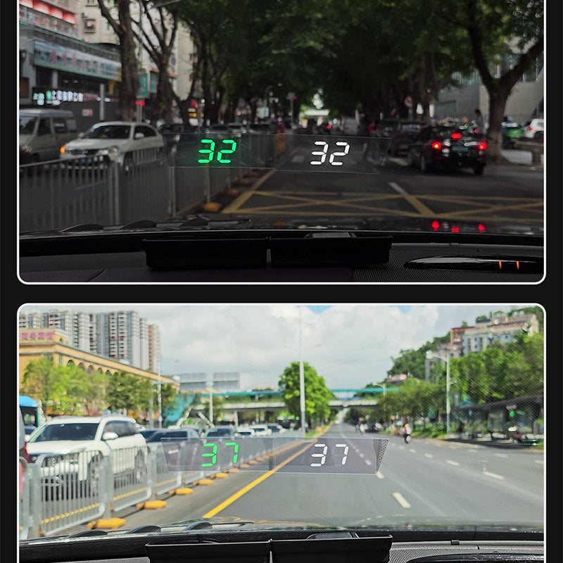 Head-Up Display Speedometer for Cars