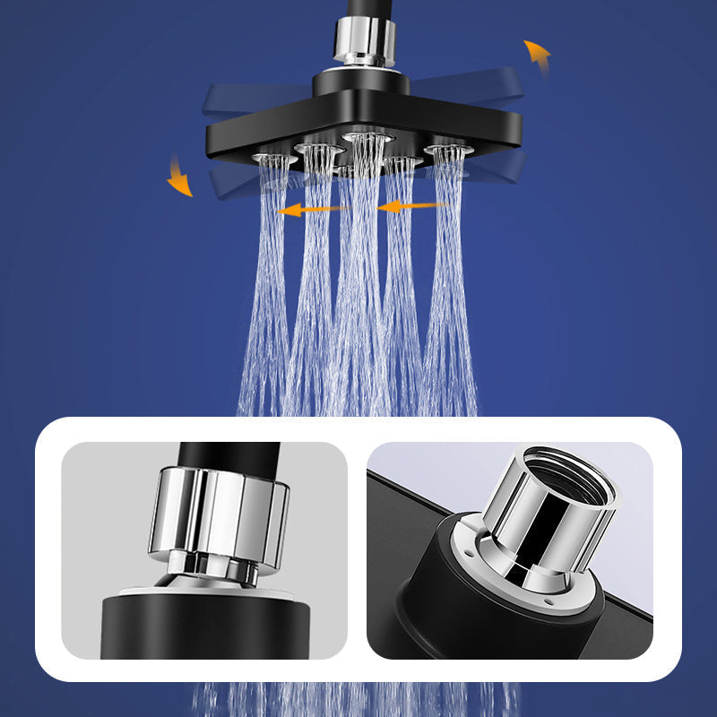 360° Adjustment Square Showerhead
