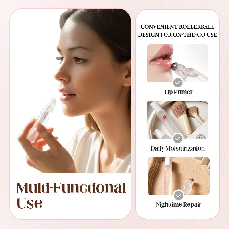 Rollerball Lip Oil for Hydration & Shine