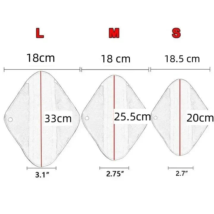 💖Reusable pads that can be used for at least 4 years (Random color)