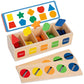 Educational Wooden Color & Shape Sorting Toy