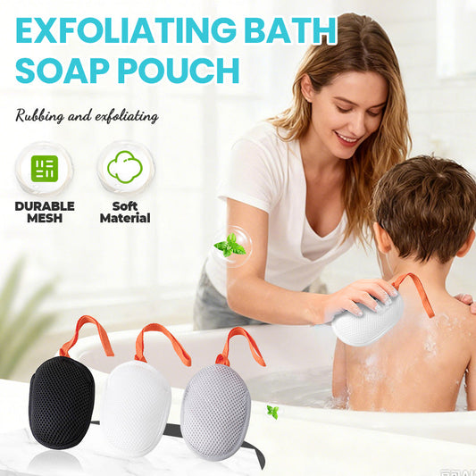Exfoliating Bath Soap Pouch