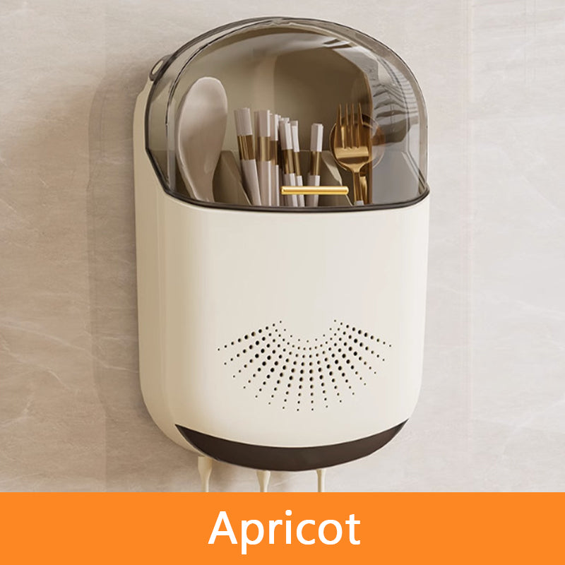 Wall Mounted Multifunctional Chopstick Holder Drain Box