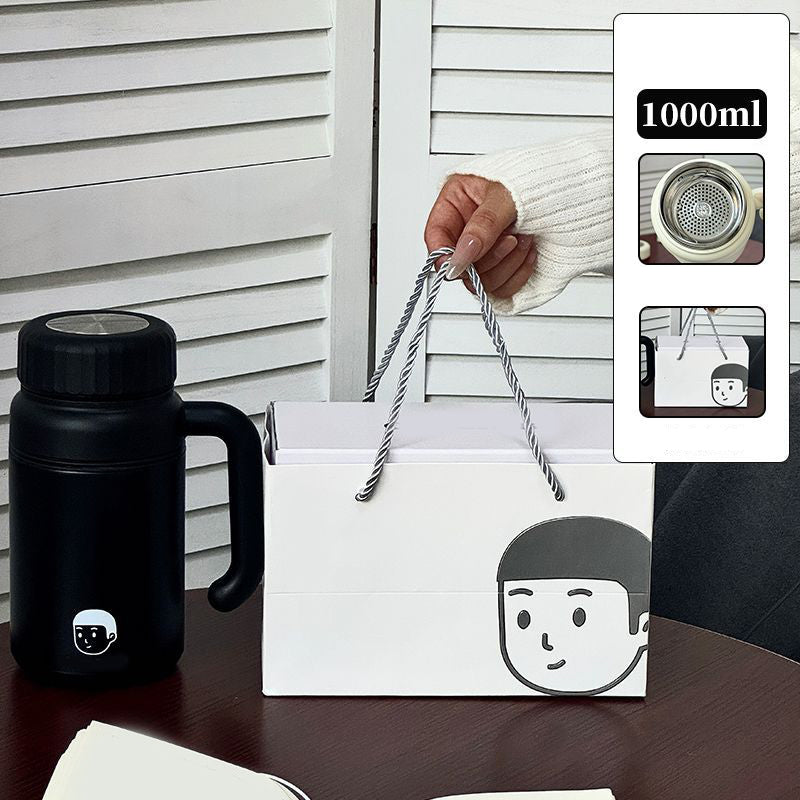 Large Stainless Steel Insulated Cup with Handle