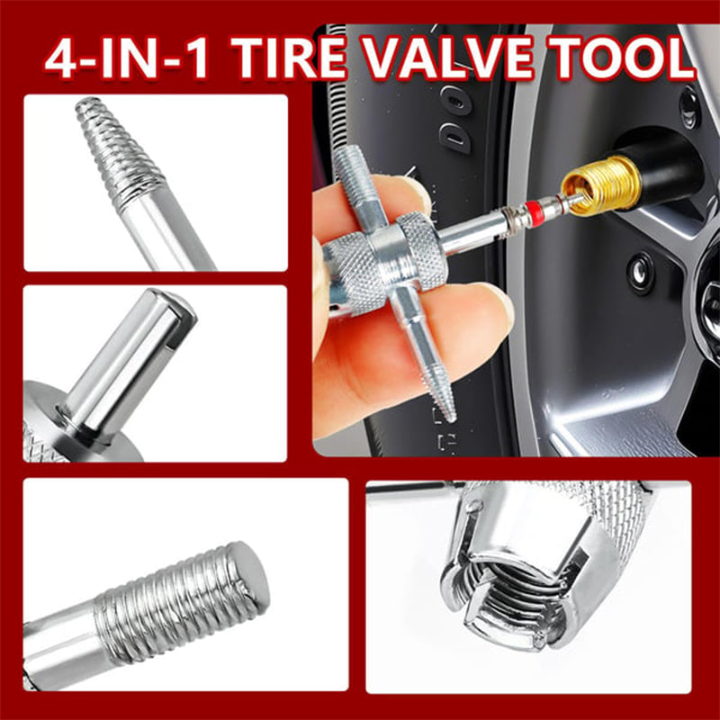 🔥🚀 Master Tire Repair in 60 Seconds! Our 5-in-1 Valve Tool Kit Delivers Pro Results for Cars, Bikes & More - Grab 40% OFF Before It's Gone! 💪✨