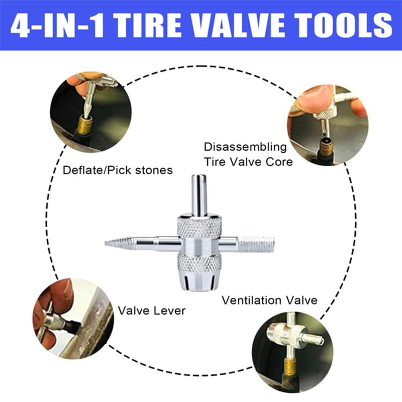 🔥🚀 Master Tire Repair in 60 Seconds! Our 5-in-1 Valve Tool Kit Delivers Pro Results for Cars, Bikes & More - Grab 40% OFF Before It's Gone! 💪✨