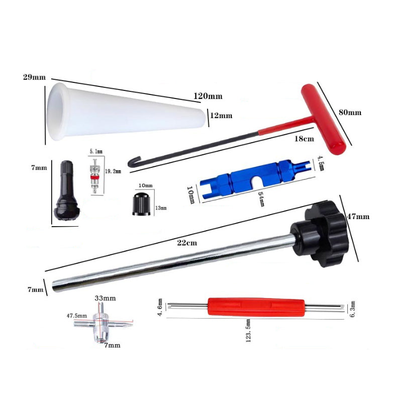 🔥🚀 Master Tire Repair in 60 Seconds! Our 5-in-1 Valve Tool Kit Delivers Pro Results for Cars, Bikes & More - Grab 40% OFF Before It's Gone! 💪✨