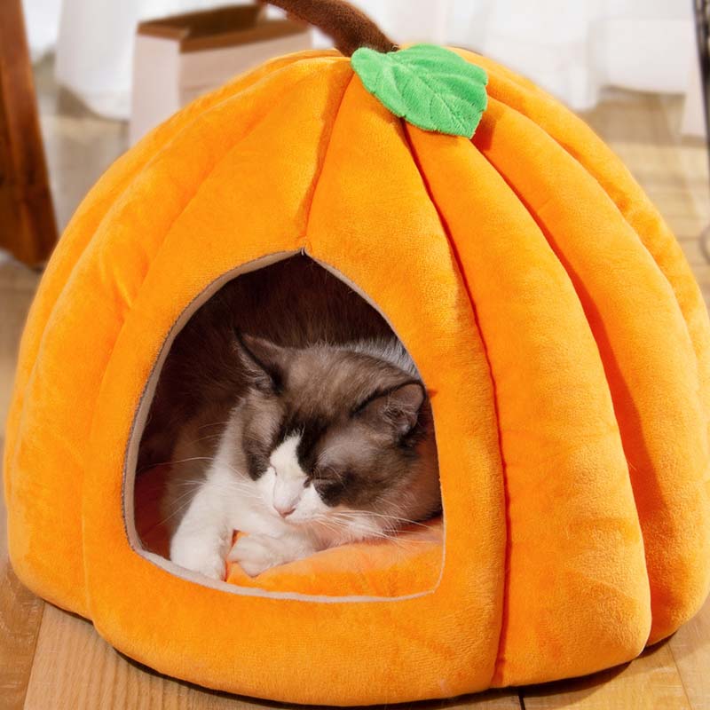 Warm & Cozy Semi-Enclosed Pet Bed