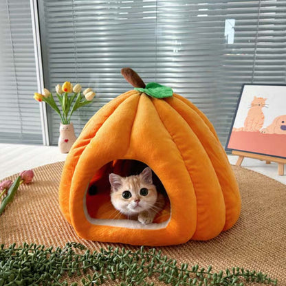 Warm & Cozy Semi-Enclosed Pet Bed