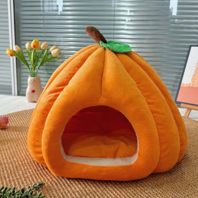 Warm & Cozy Semi-Enclosed Pet Bed