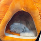 Warm & Cozy Semi-Enclosed Pet Bed
