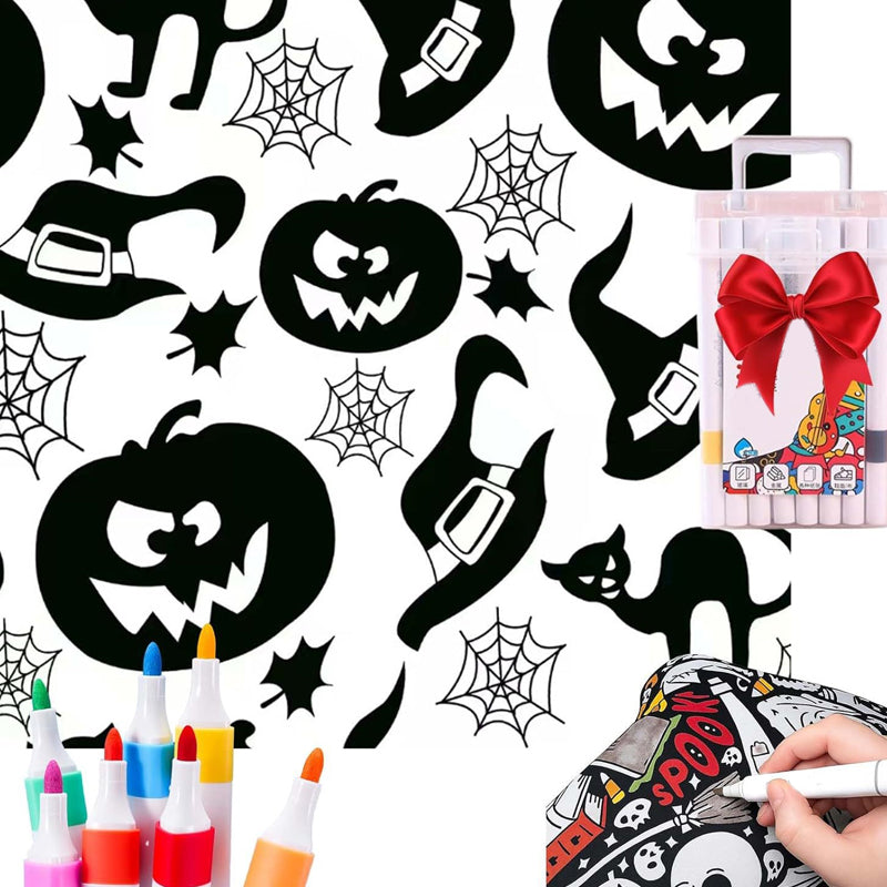 🎄Christmas Sale 49% OFF!!🎁🎁DIY Coloring Blanket with Markers