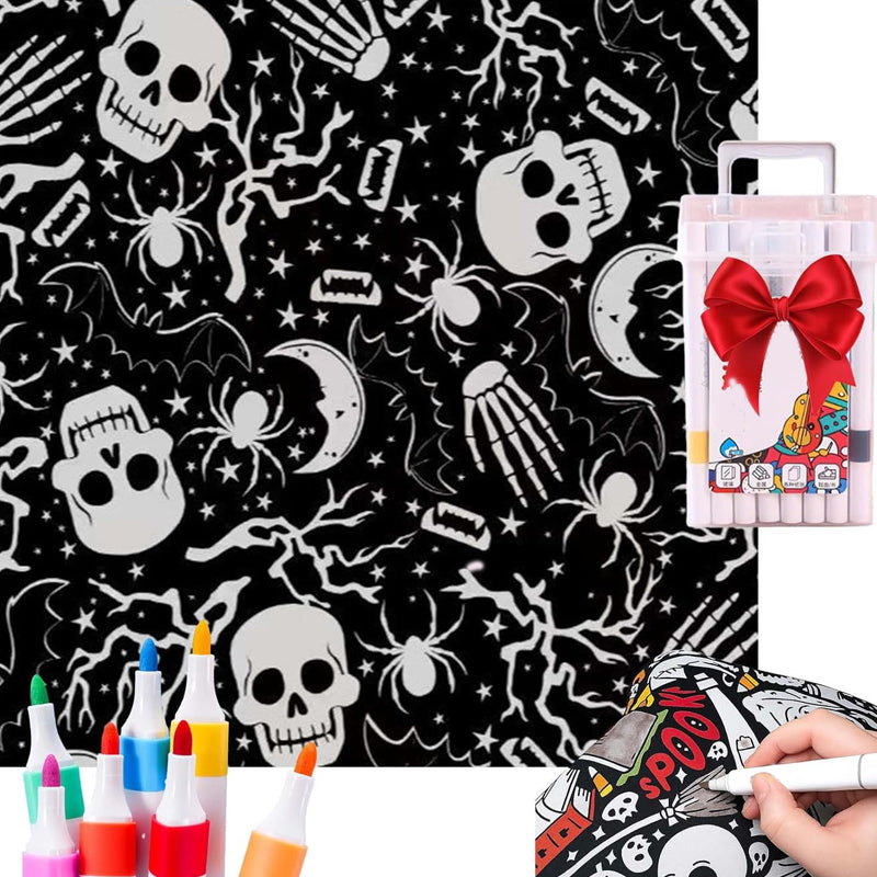 🎄Christmas Sale 49% OFF!!🎁🎁DIY Coloring Blanket with Markers