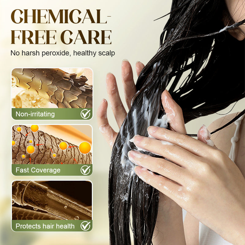 Flash Sale: 50% Off⚡207ml Plant Extract Hair Dye for Gray Hair